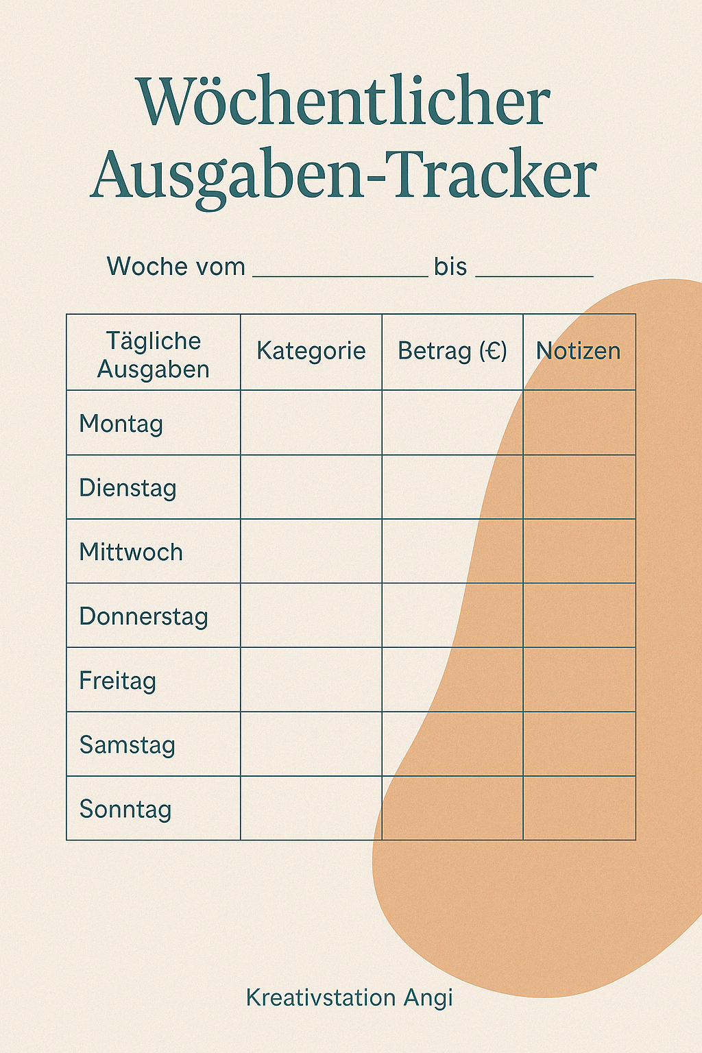 „Finanz & Sparplaner | Ästhetisch. Klar. Persönlich.“ Dein stilvoller Begleiter für Überblick, Ziele & finanzielle Ruhe.