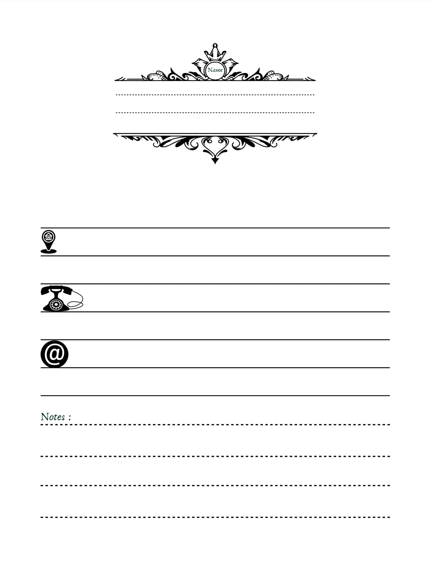 “Timeless elegance meets functionality – a luxurious vintage notebook for your thoughts and creativity.”