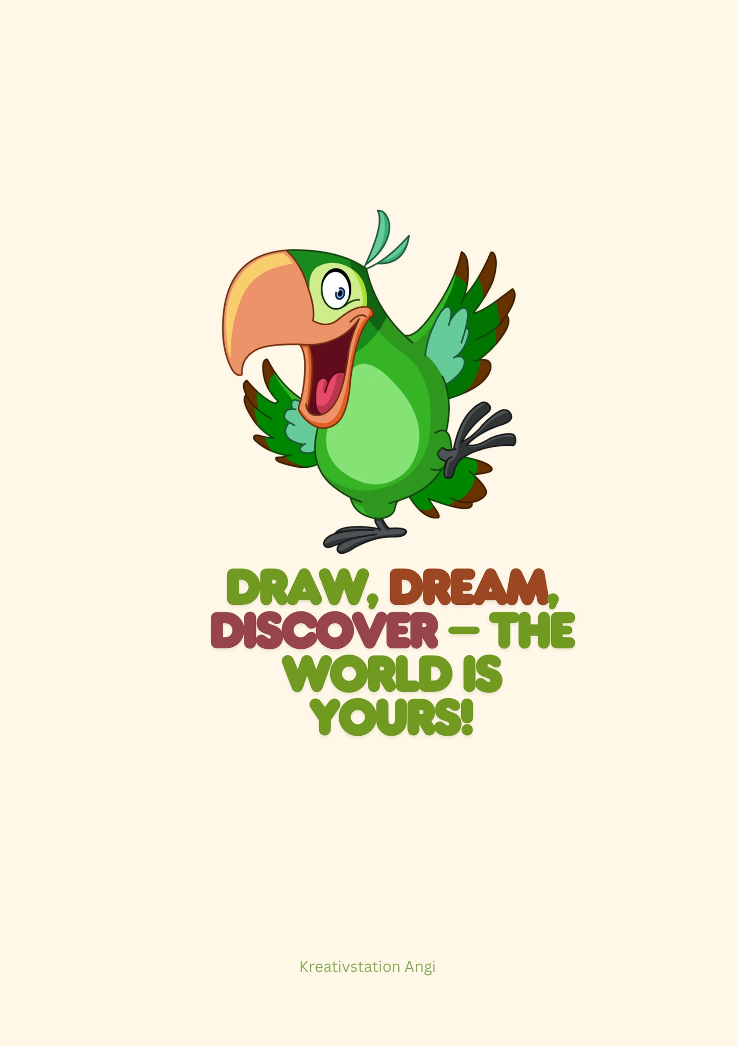 Ein liebevolles Malbuch für kleine Entdecker!