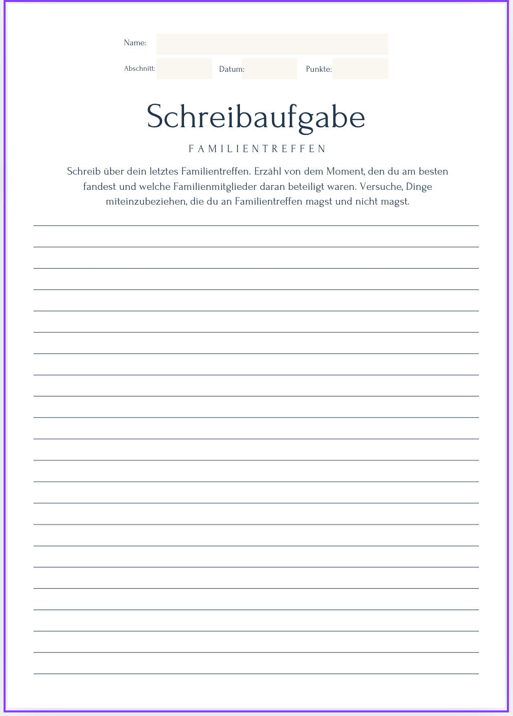 Kreative Lernvorlagen für Kinder – 24 Printable PDF-Arbeitsblätter für Schule & Zuhause