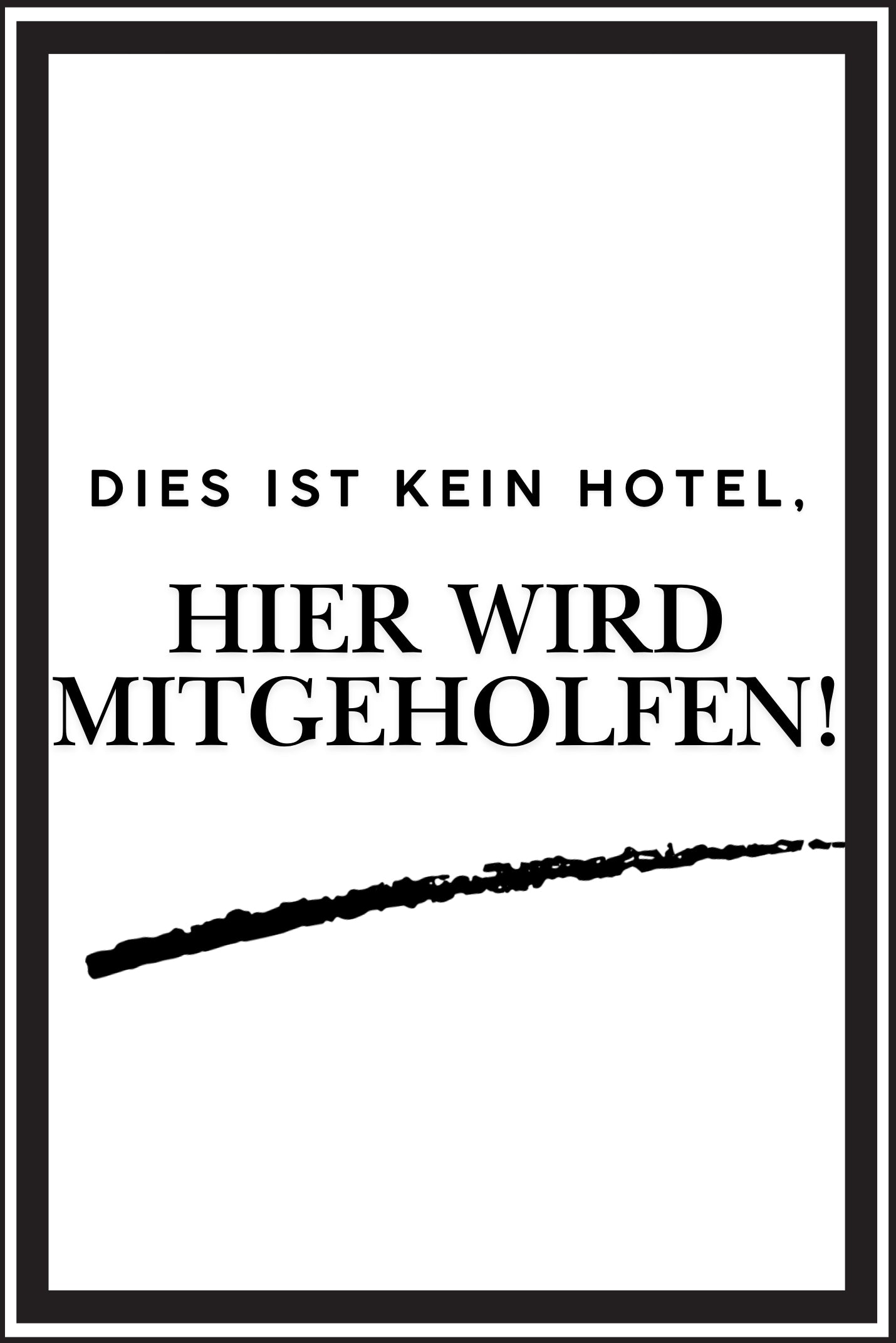 „Mein Zuhause, meine Regeln – Humor für die Wände“ (7 starke Sprüche als Printable-PDF, A4-Format)