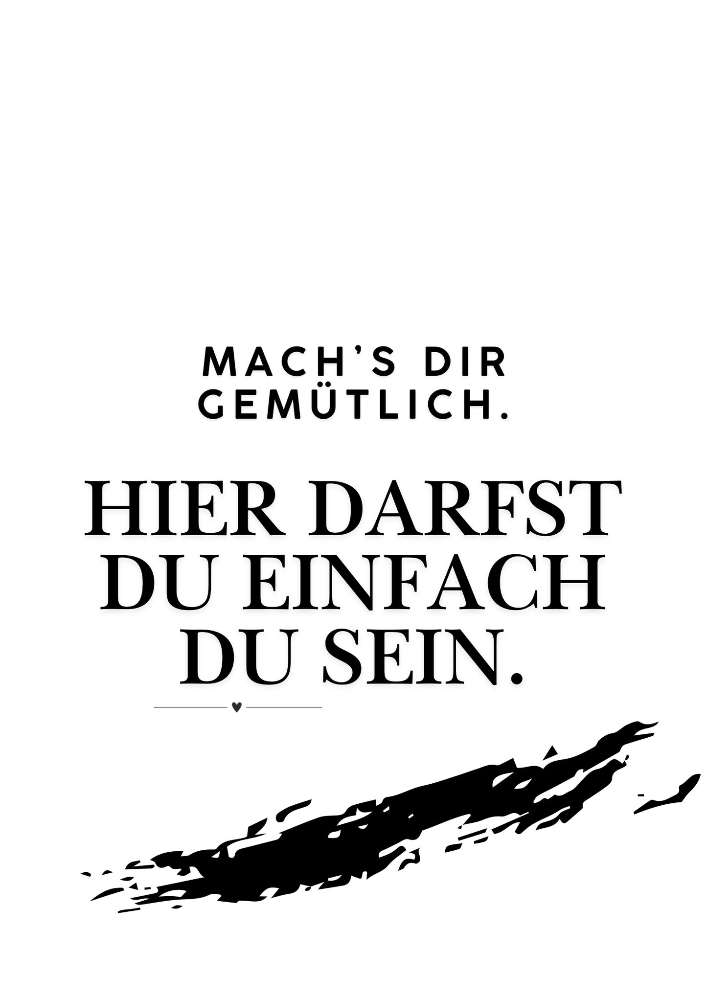 „Zuhause-Gefühl zum Aufhängen“ (4 liebevolle Poster im A4-Format – als Printable PDF)
