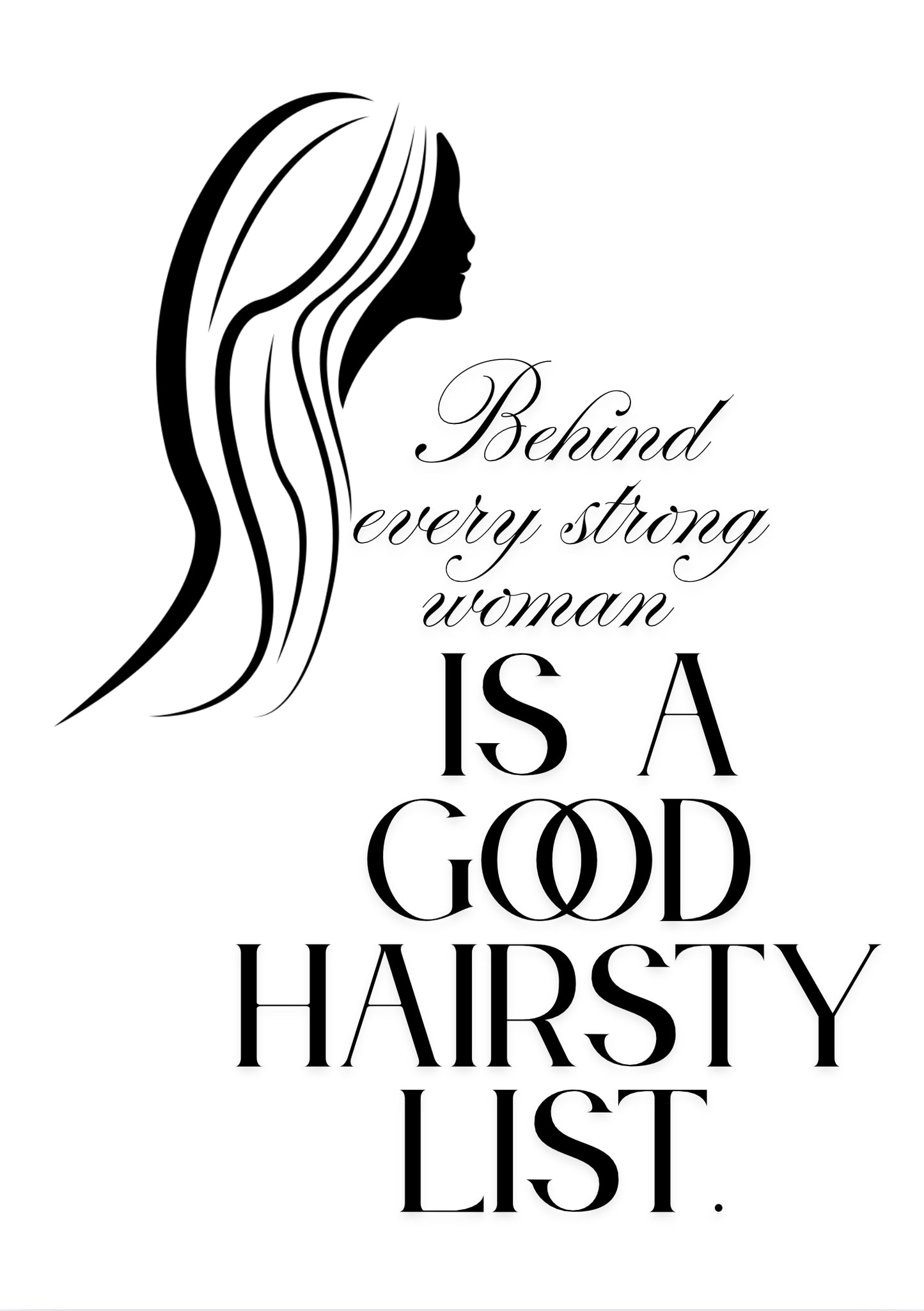 Minimalistische Poster fürs Hair Studio – Druckbare A4-Deko mit Stil