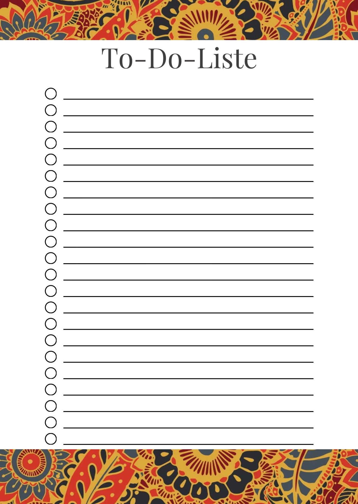 To-Do-Liste PDF: Vielseitige und kreative Vorlagen zum Ausdrucken