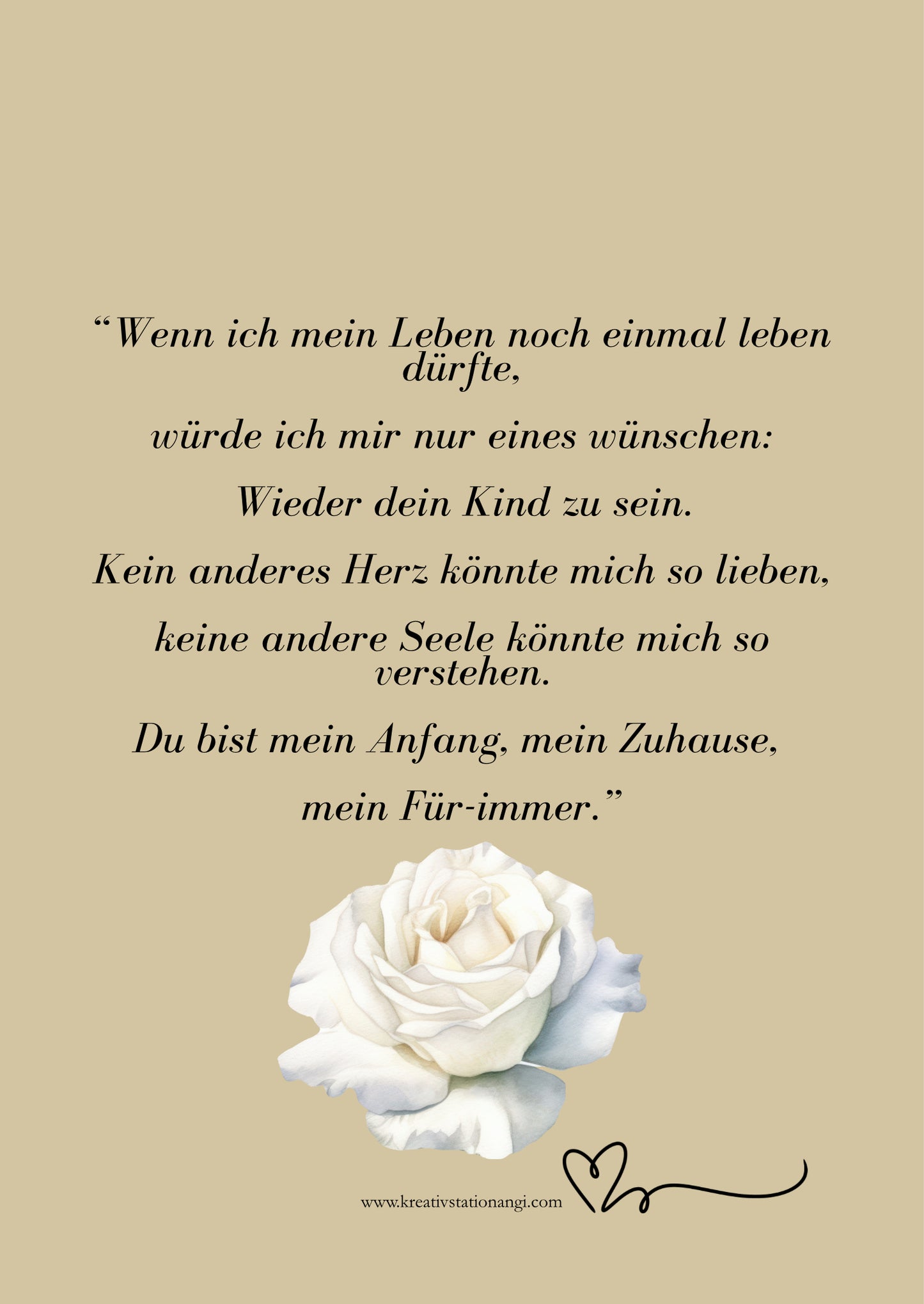 Notizbuch für Mama – Liebevolle Gedanken, Erinnerungen & Dankbarkeit | Ein ganz besonderes Geschenk zum Muttertag (PDF zum Ausdrucken)