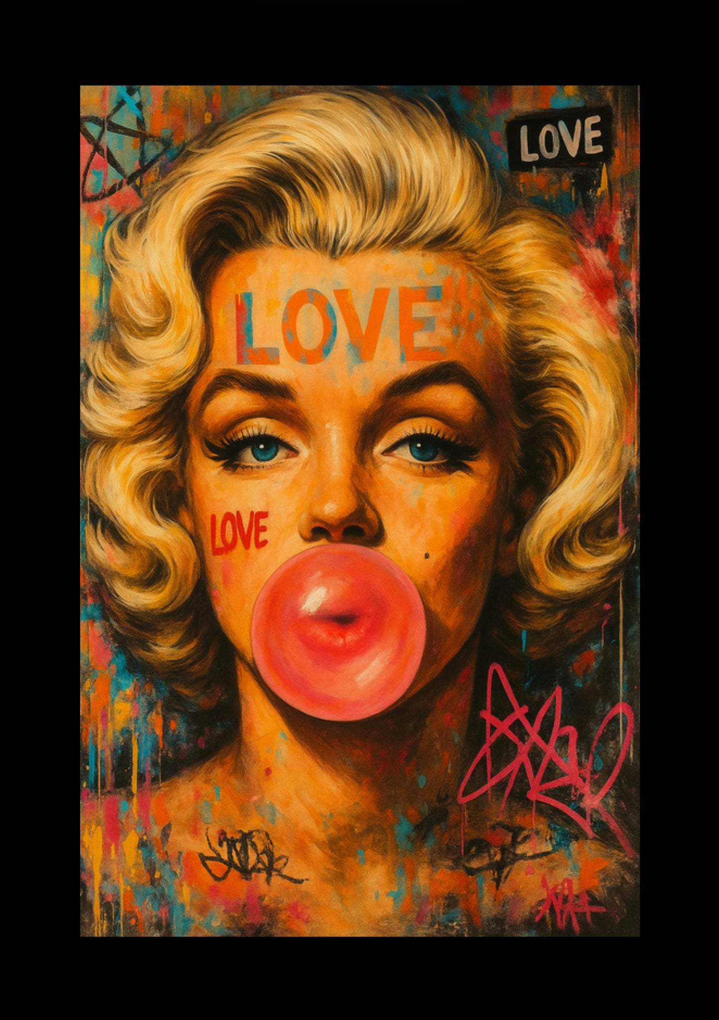 “Marilyn Monroe – Pop Art PDF Poster & Notizbuch Cover zum Ausdrucken (A4)”