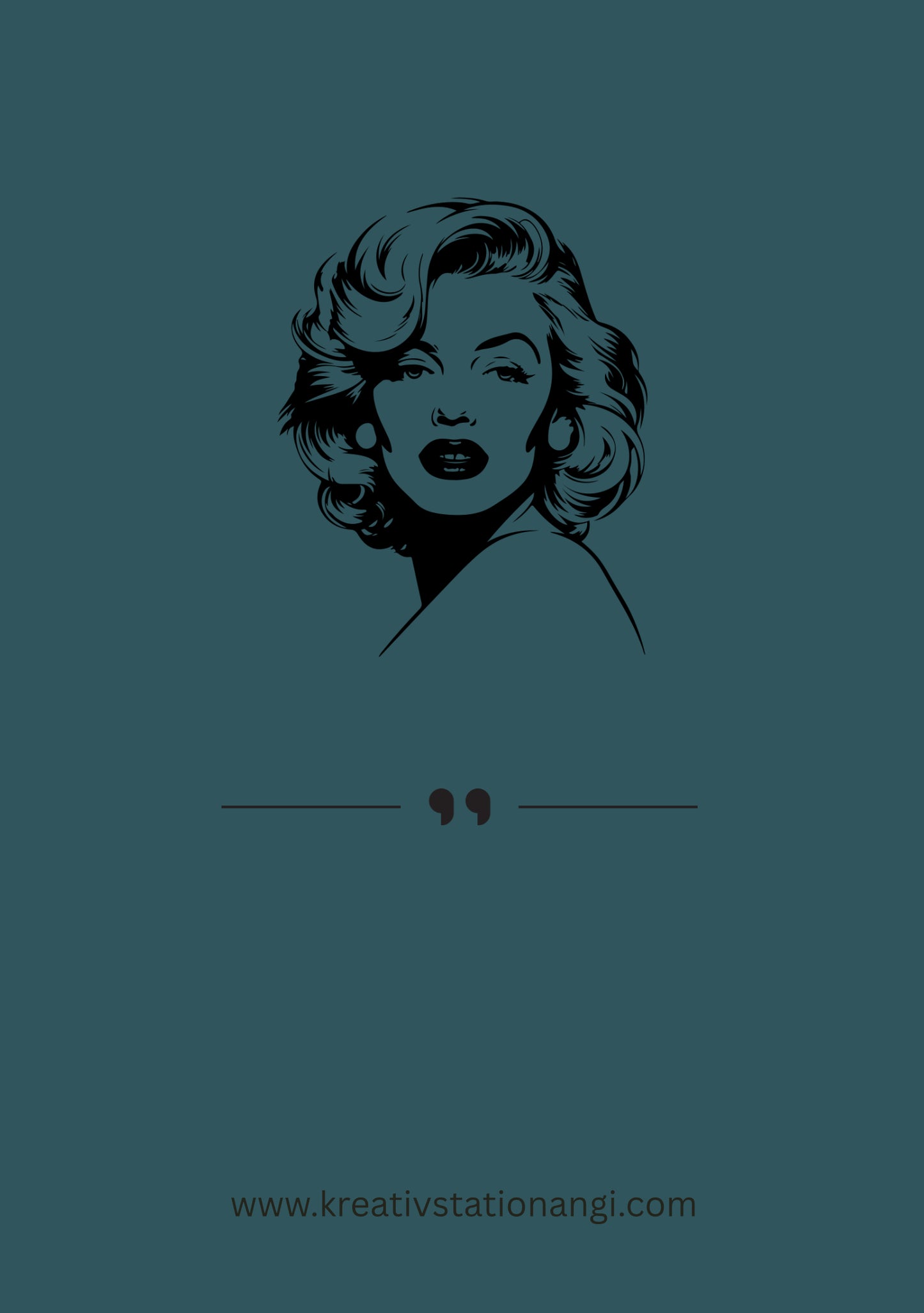 “Marilyn Monroe – Pop Art PDF Poster & Notizbuch Cover zum Ausdrucken (A4)”