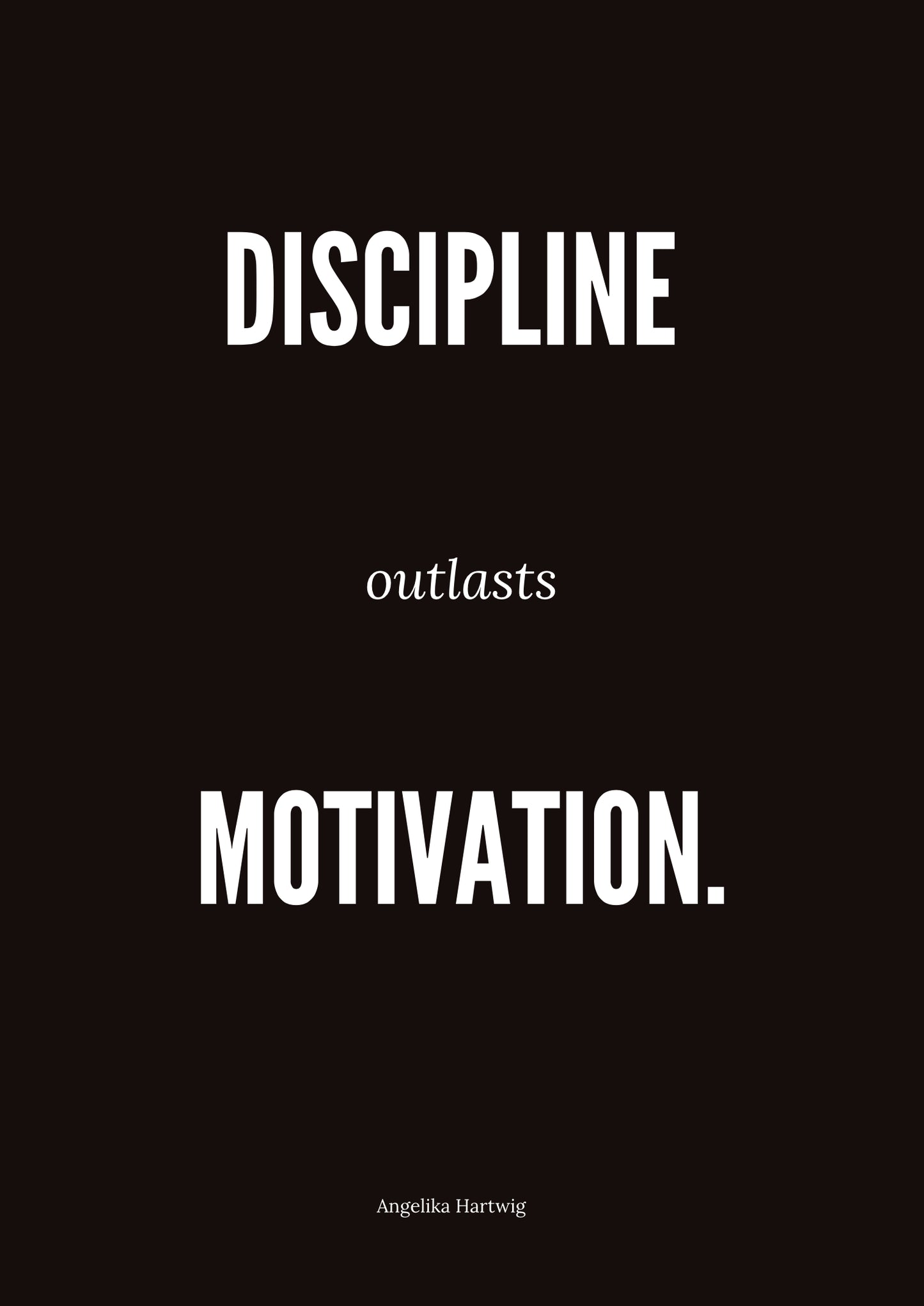 Motivationsposter Set – Wahrheit, Disziplin & Erfolg, digital als PDF