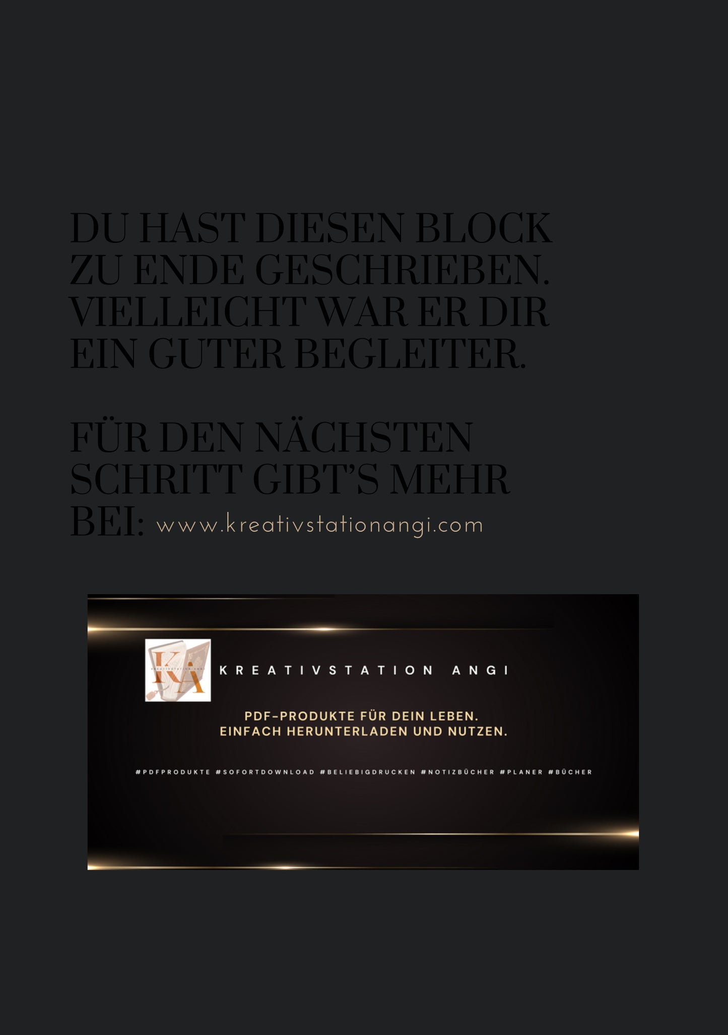 Affirmations Schreibblock – 131 Seiten PDF zum Ausdrucken | Für Gedanken, Ideen & Wachstum