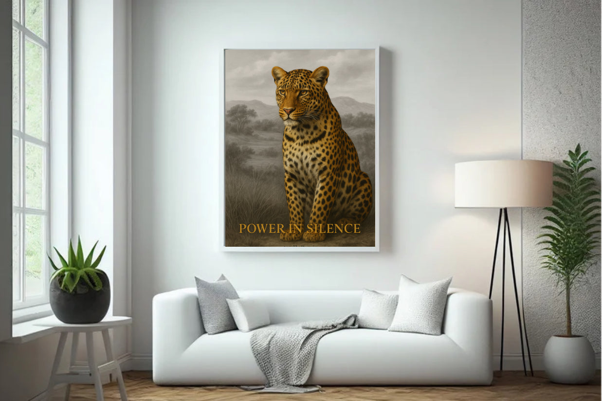 Leopard Poster – Modern Luxury Art Print | xAHx Premium Design | A1 (59,4 × 84,1 cm)