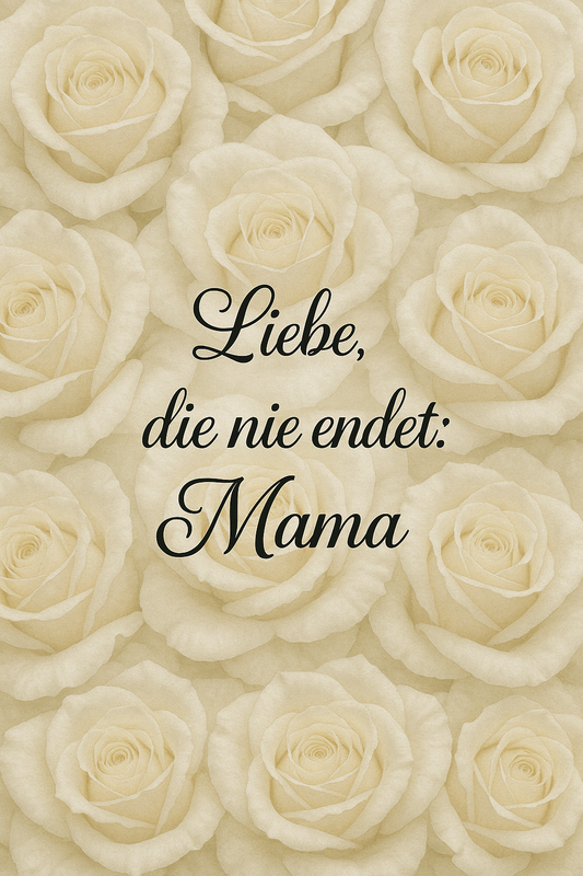 Notizbuch für Mama – Liebevolle Gedanken, Erinnerungen & Dankbarkeit | Ein ganz besonderes Geschenk zum Muttertag (PDF zum Ausdrucken)