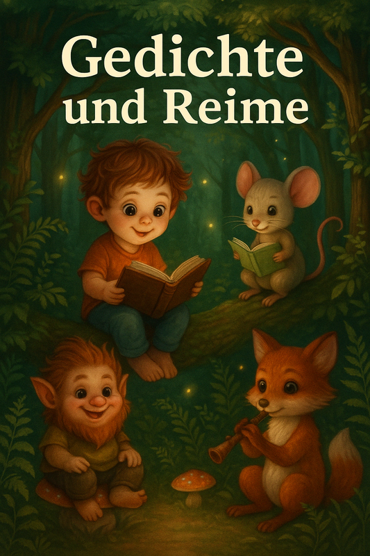 Reime mit Herz – Kindergedichte für kluge Köpfe und warme Herzen (A4-Format, PDF zum Sofort-Download)