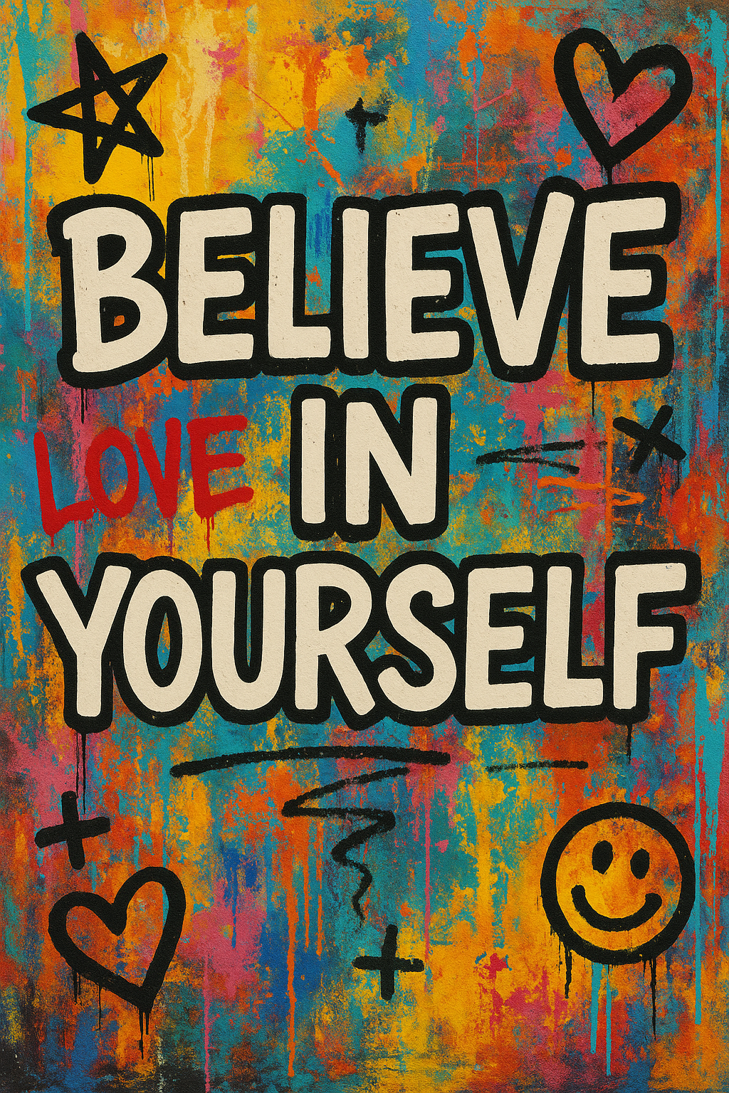 „Street Inspiration – 3x Motivationsposter als PDF zum Ausdrucken (A4 Format)“
