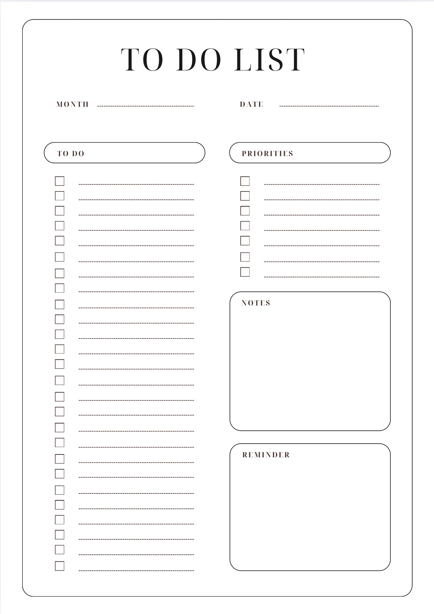 Ultimate To-Do & Planner Bundle – 20 Seiten für effektives Planen (A4 & A5, PDF)