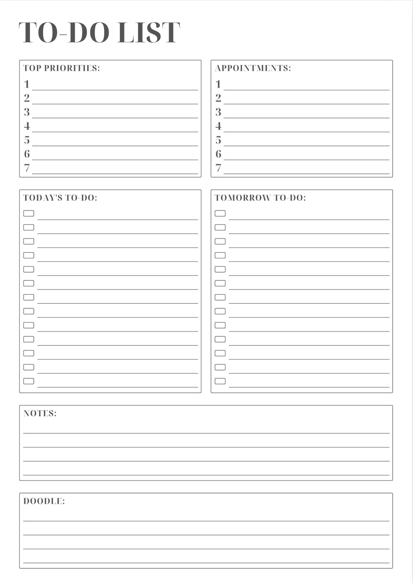 Ultimate To-Do & Planner Bundle – 20 Seiten für effektives Planen (A4 & A5, PDF)