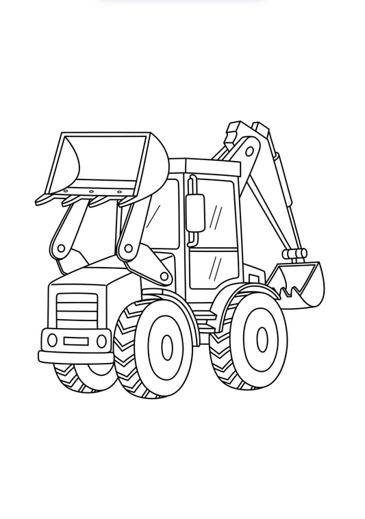 🚗 “Mega-Fahrzeuge Malbuch für Jungen – 35 spannende Motive!” 🚒✈️