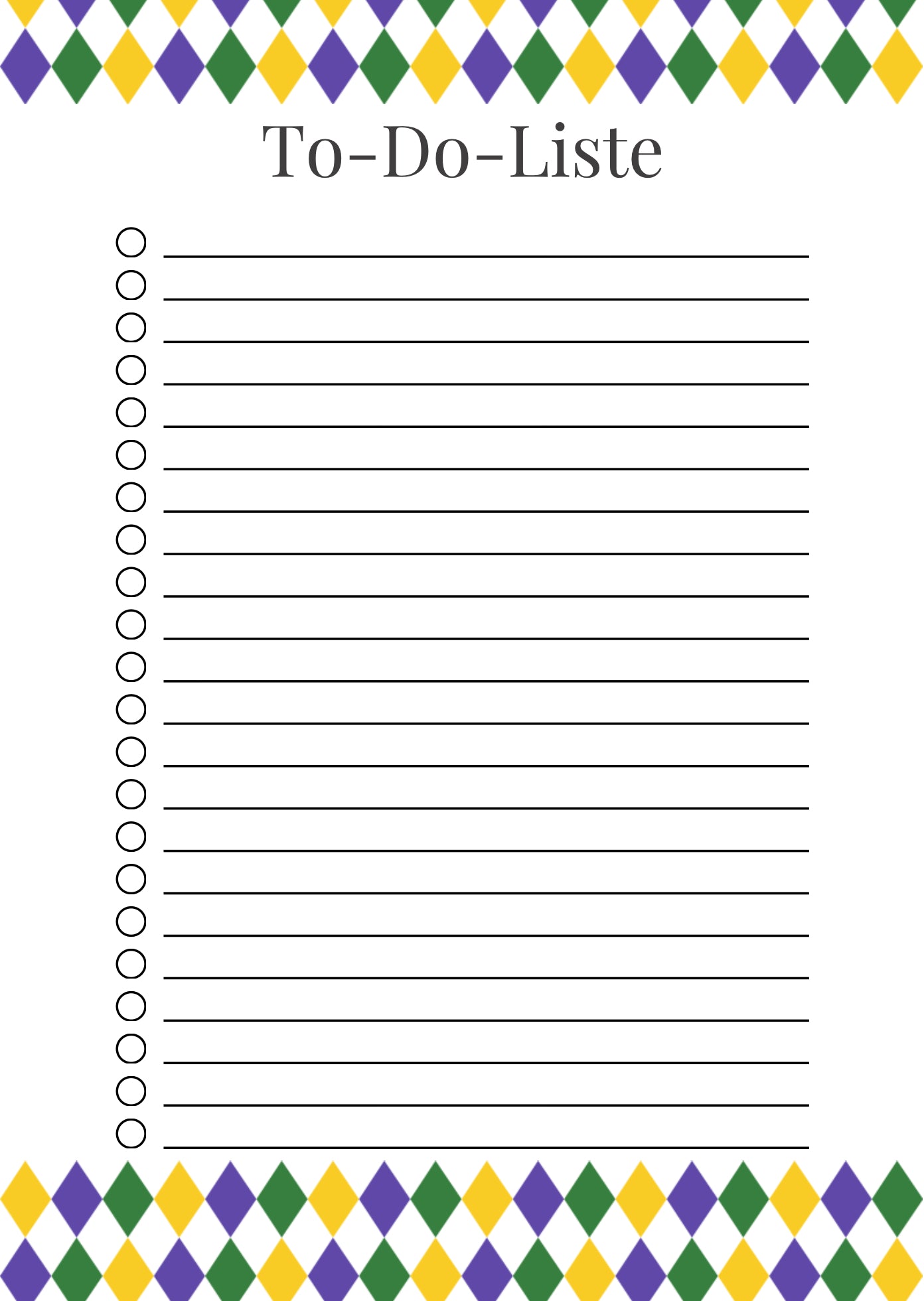 To-Do-Liste PDF: Vielseitige und kreative Vorlagen zum Ausdrucken