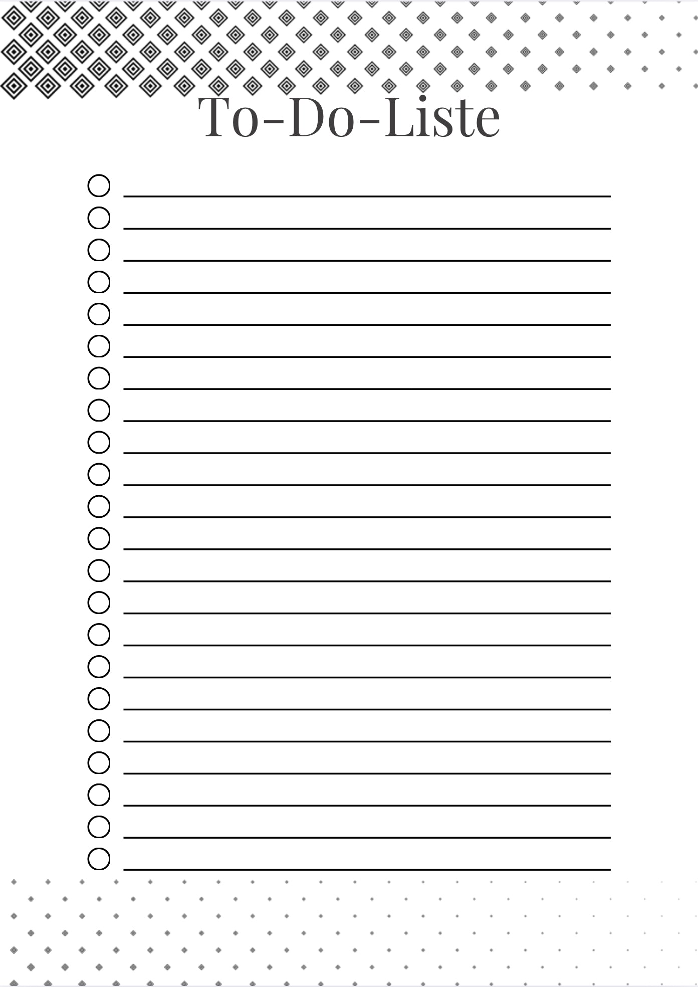 To-Do-Liste PDF: Vielseitige und kreative Vorlagen zum Ausdrucken