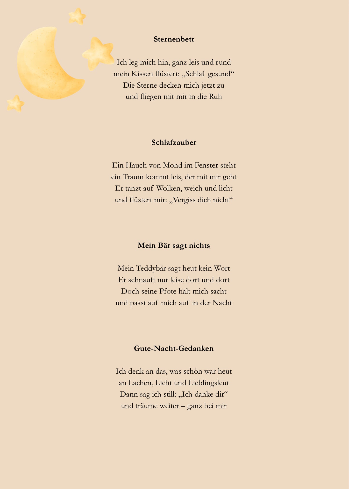 Reime mit Herz – Kindergedichte für kluge Köpfe und warme Herzen (A4-Format, PDF zum Sofort-Download)