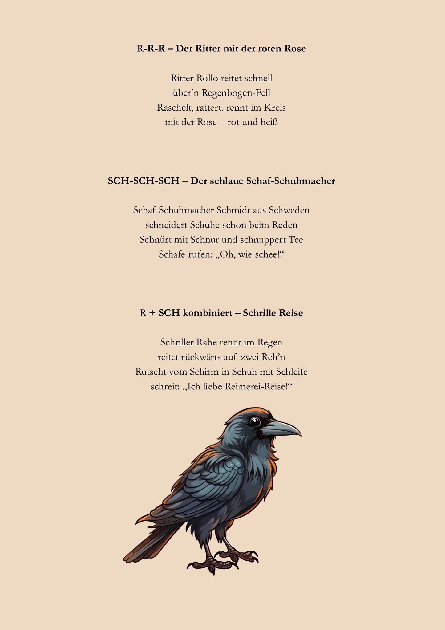 Reime mit Herz – Kindergedichte für kluge Köpfe und warme Herzen (A4-Format, PDF zum Sofort-Download)