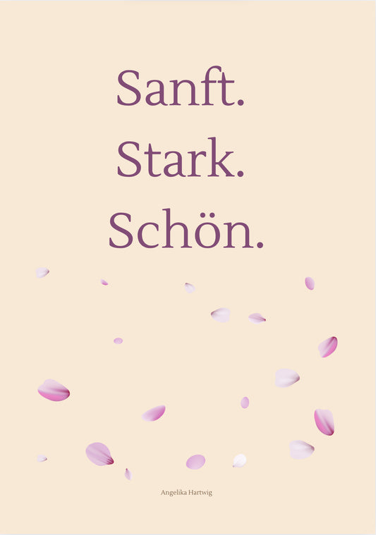 Achtsamkeit für die Sinne – 3-teiliger Poster-Set (A4, PDF) für Kosmetikstudios, Bäder & Zuhause
