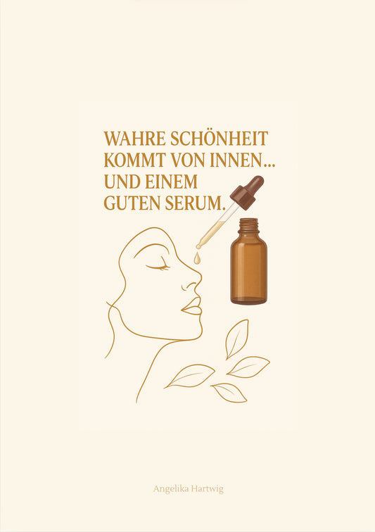 Beauty Poster Set “Deine Pflegezeit” – 3er Set als PDF (A4) mit Goldschrift – für Kosmetikstudio, Spa oder Badezimmer