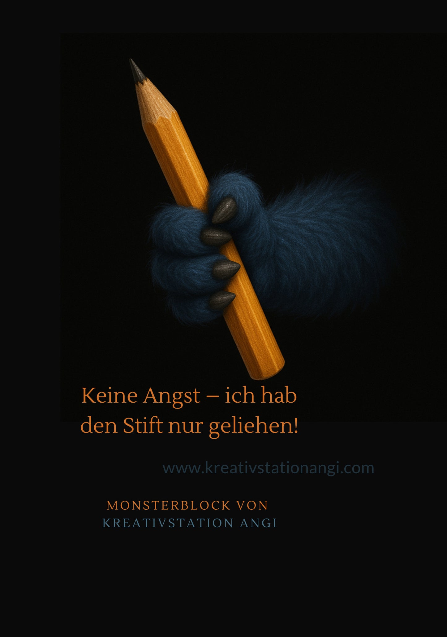 Mein Monster-Mal- & Schreibblock (PDF zum Ausdrucken, A4)