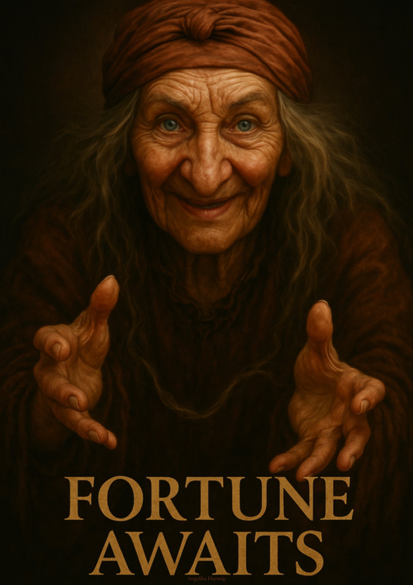 FORTUNE AWAITS – A3 Kunstposter  inkl. A4 Miniposter als Geschenk