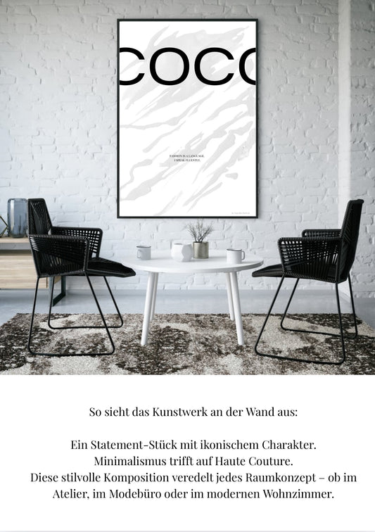 COCO + Luxus + Wandkunst Poster PDF