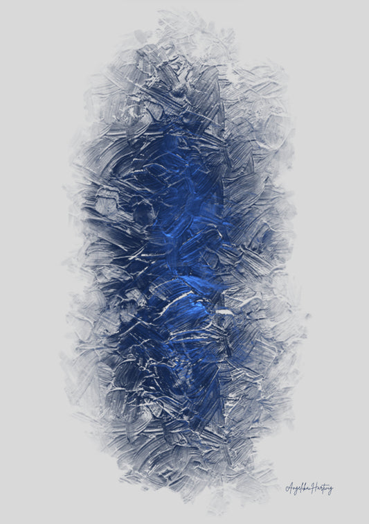 Abstrakte PDF-Kunstdrucke A4 & A1 – Sofort-Download, Geschenk & Therapie-Wandkunst