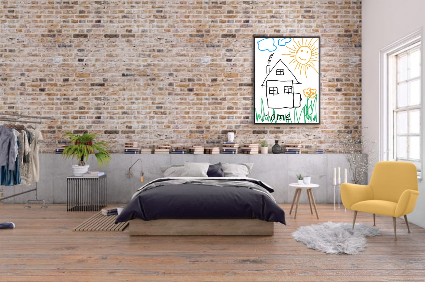 HOME | Poster über Geborgenheit, Seele & Kindheitswärme – PDF A1 & A4 zum Ausdrucken