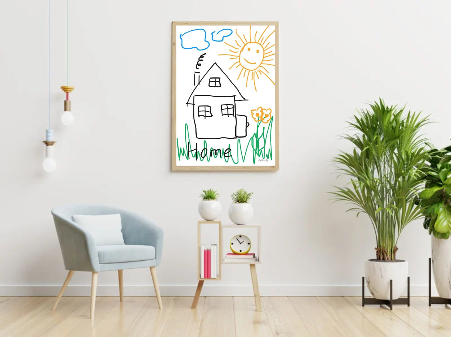 HOME | Poster über Geborgenheit, Seele & Kindheitswärme – PDF A1 & A4 zum Ausdrucken
