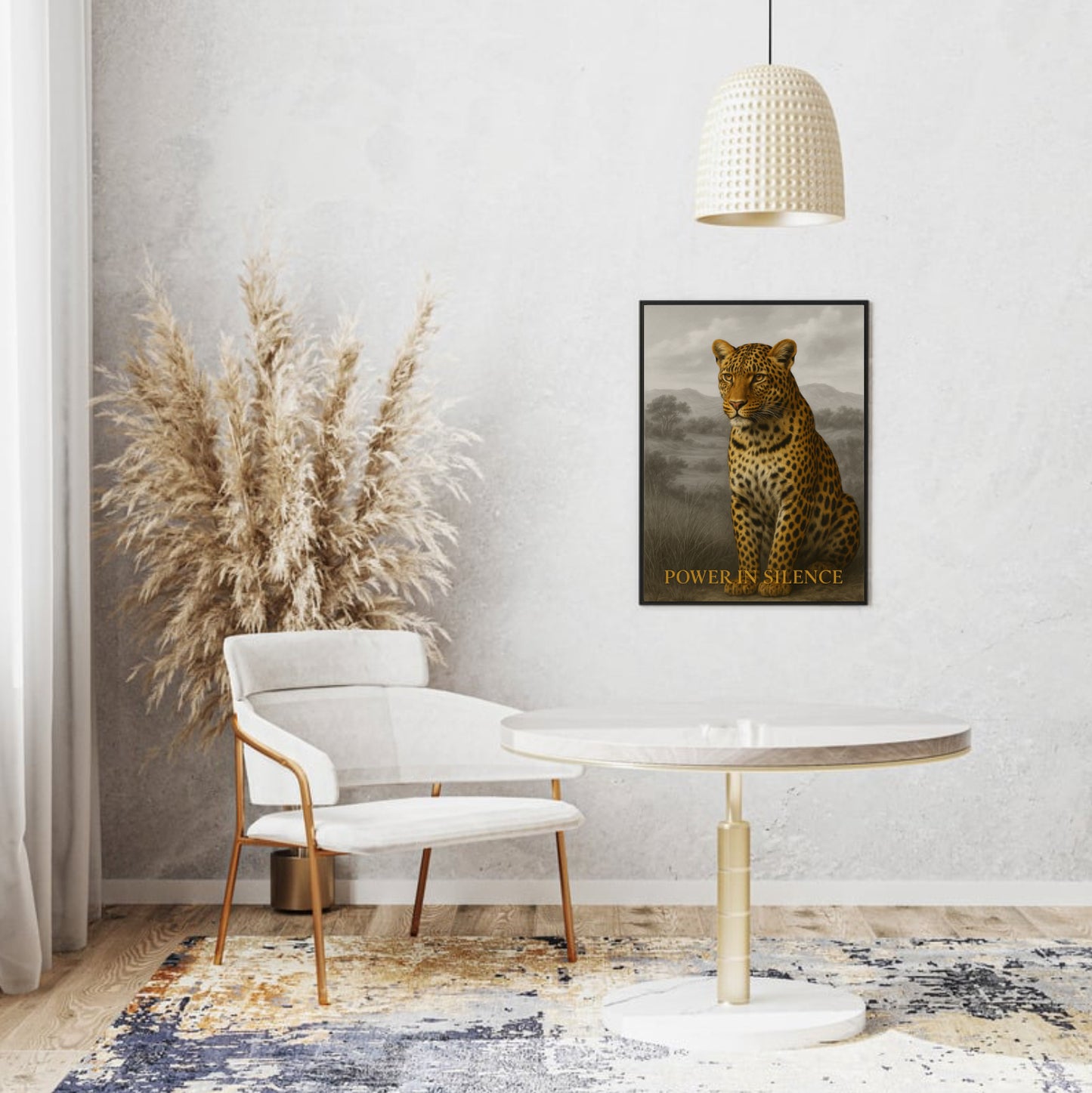 Leopard Poster – Modern Luxury Art Print | xAHx Premium Design | A1 (59,4 × 84,1 cm)