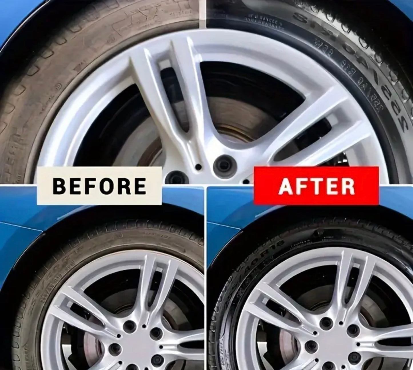 Premium Auto-Pflege Set 4-in-1 | Mikrofaser-Tücher & Leder-Reparatur Creme | Pflege & Glanz für Innenraum & Sitze | Gratis Autoduft | Kostenlose Lieferung