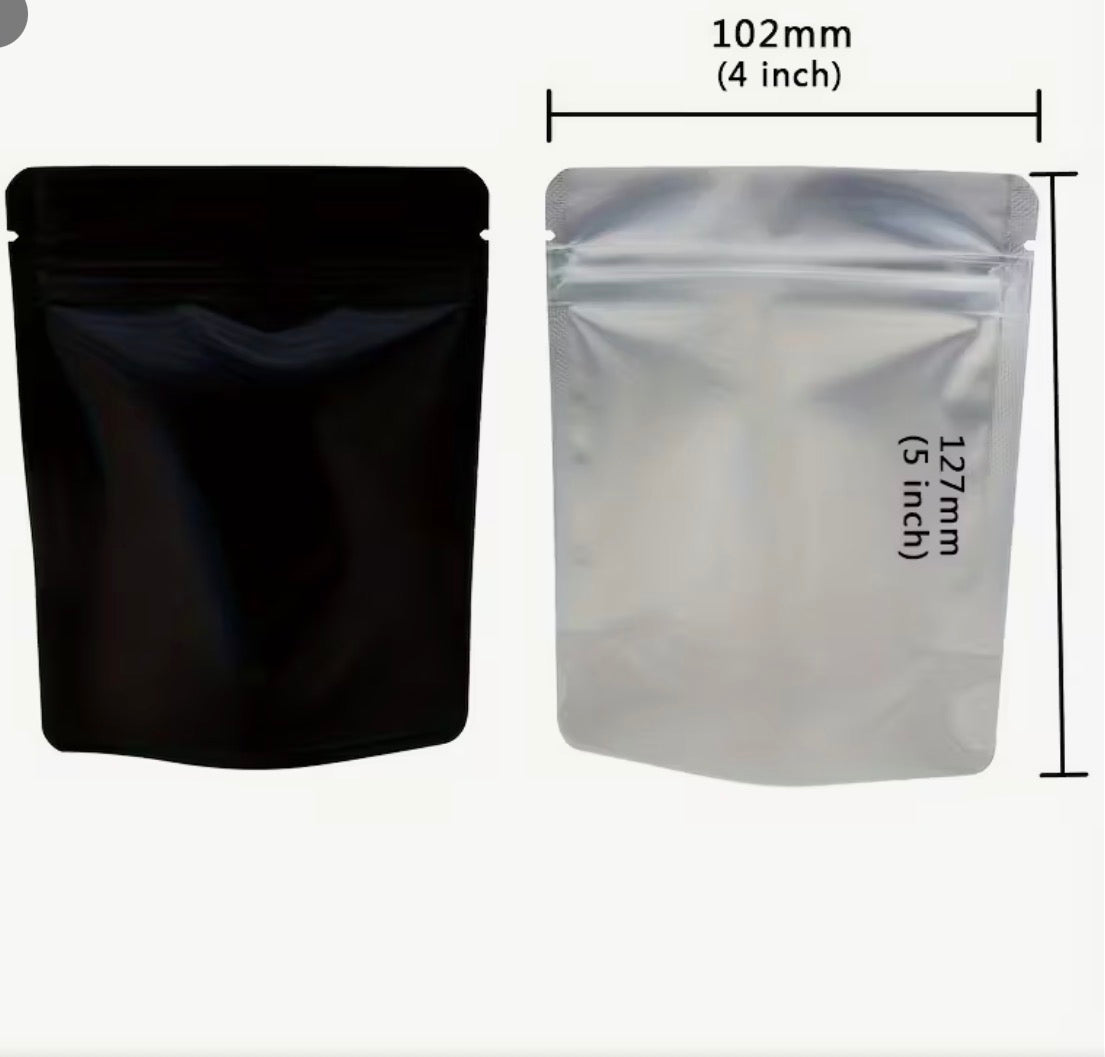 Premium ZIP-Beutel Set 50 Stück | 3 Designs & 3 Größen à 10 | Geruchsdicht, Wiederverwendbar & Vielseitig | Kostenloser Versand + 1 Gratis Sticker