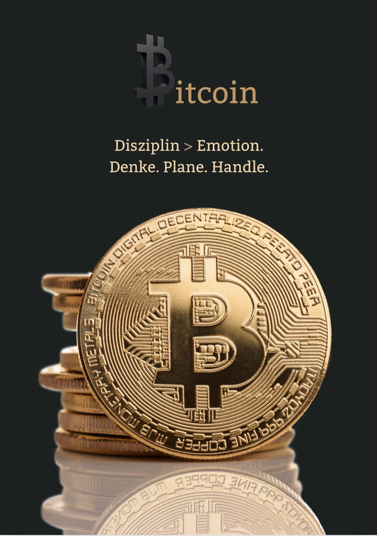 Bitcoin PDF Poster A4 & Premium Format | Digitale Kunstdrucke für Büro & Home Office | Investment Mindset Krypto Motiv | Sofort Download, Hochwertige Wandkunst