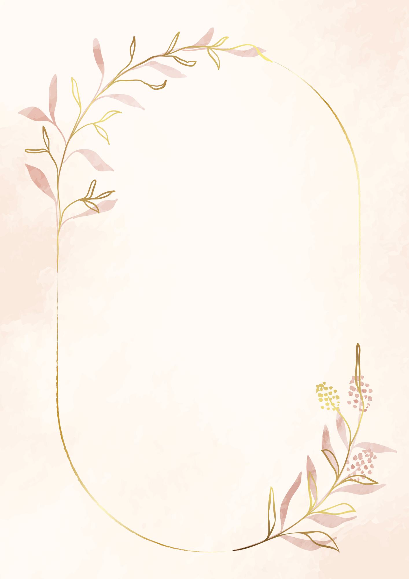 10er Set A4 Einladung Design Vorlagen | PDF & PNG | Blumen Motive | Geburtstag • Party • Events • Feierkarten zum Ausdrucken