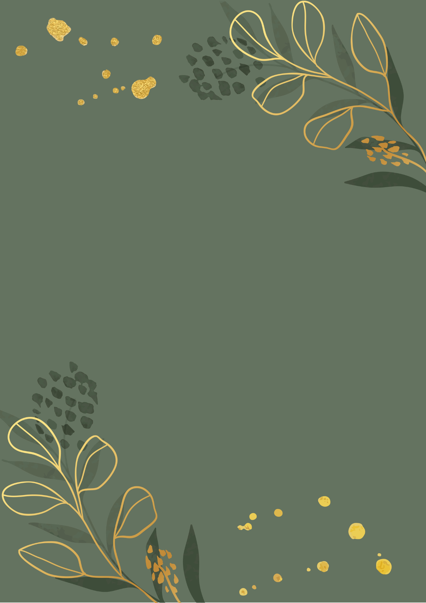 10er Set A4 Einladung Design Vorlagen | PDF & PNG | Blumen Motive | Geburtstag • Party • Events • Feierkarten zum Ausdrucken